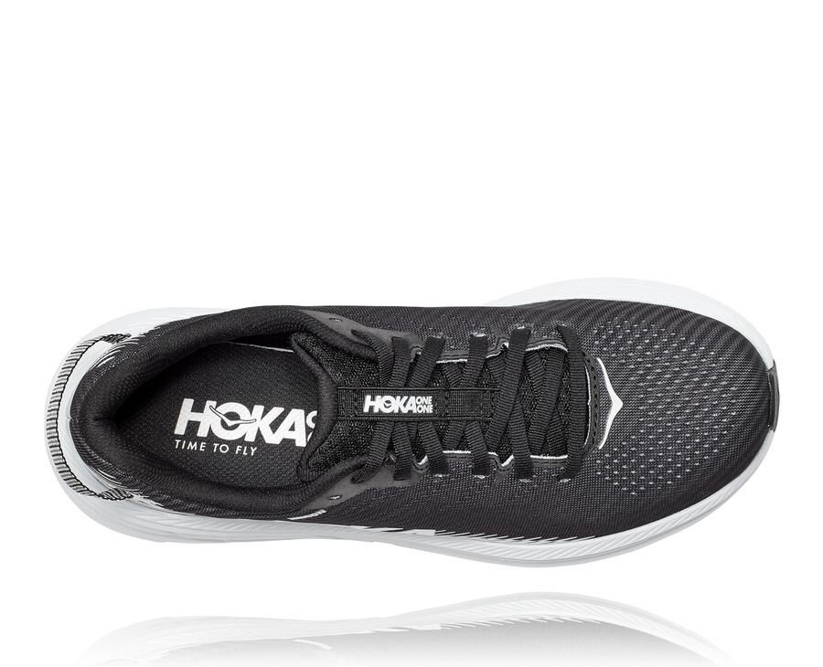 Zapatillas Running Hoka One One Mujer - Rincon 2 - Negras/Blancas - DVZ920354